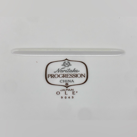 1970s Vtg Discontinued NORITAKE Japan Progression Ole Serving Plate 9043 - Picture 7 of 13